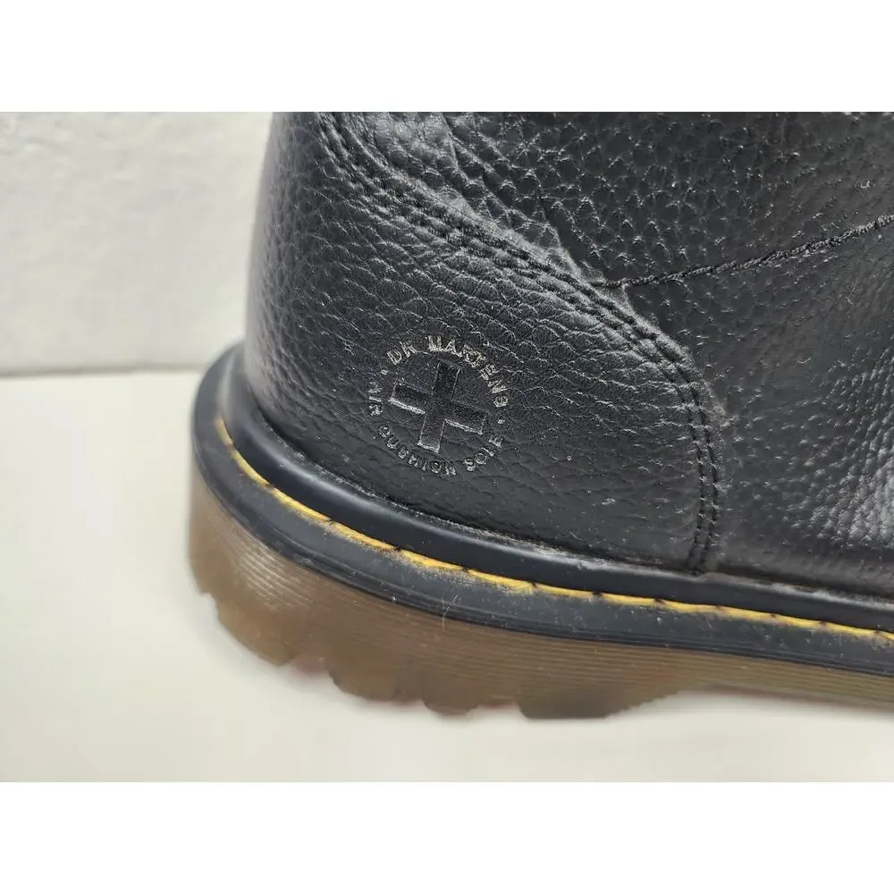 Dr. Martens Harrisfield Boot Black Leather Men Size 12 Work